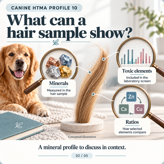 Canine HTMA by Trace Elements – Hair Mineral Analysis for Dogs (Profile 10)