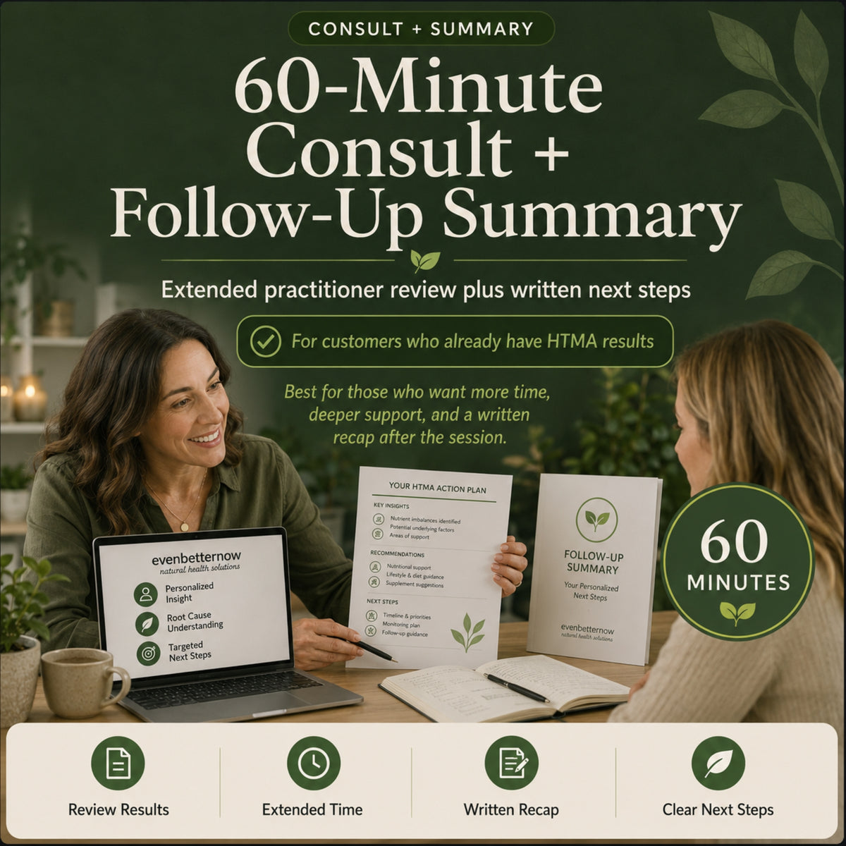 HTMA 60-Minute Consultation + Written Follow-up Summary | Expert Review