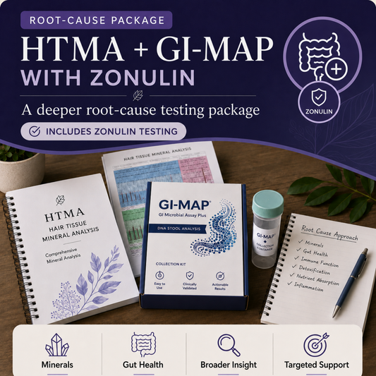 HTMA + GI-MAP Bundle – Profile 1 + Gut Test + 1 Hour Consult & Combined Report