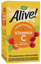 Alive! Vitamin C,120 caps by Nature's Way