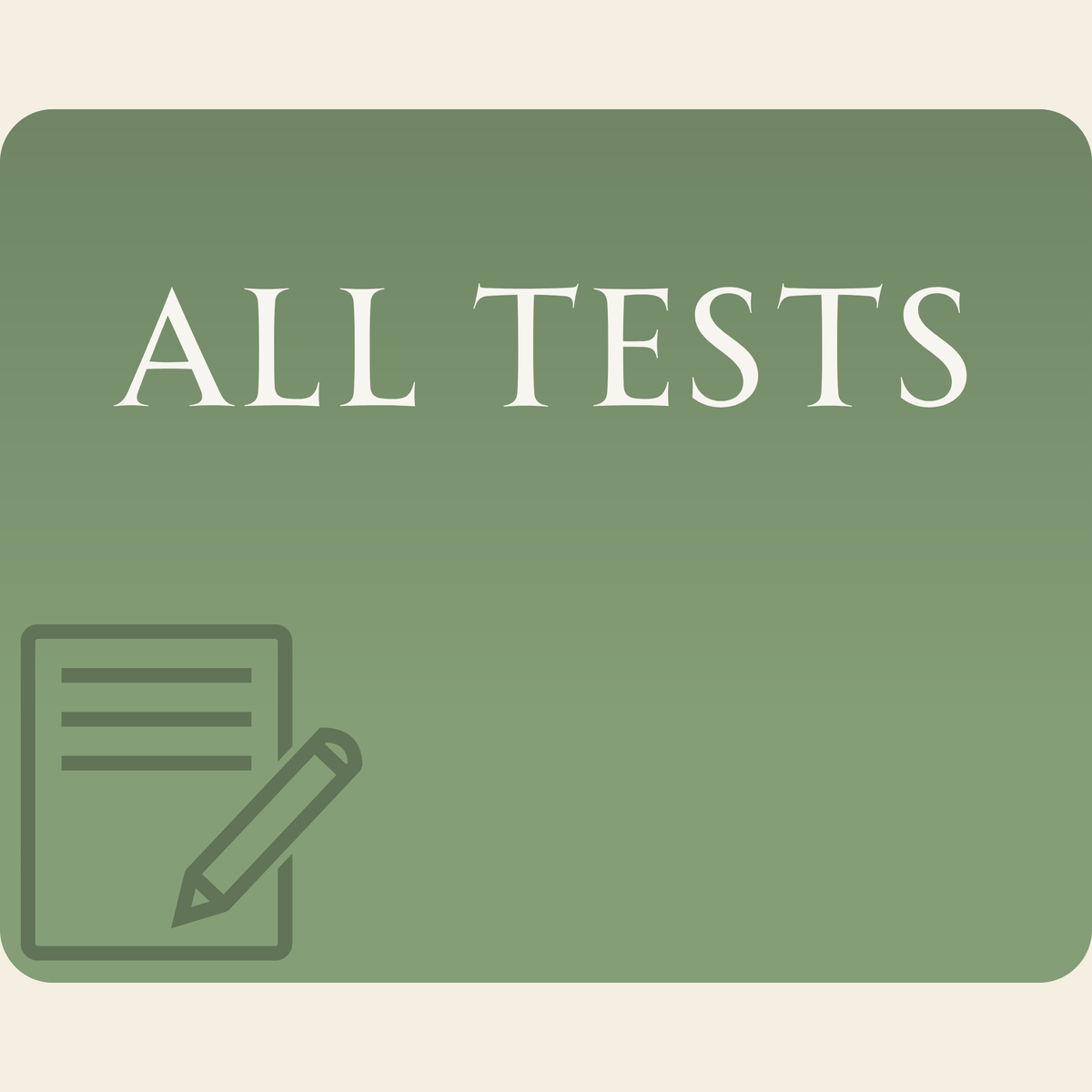 All Tests