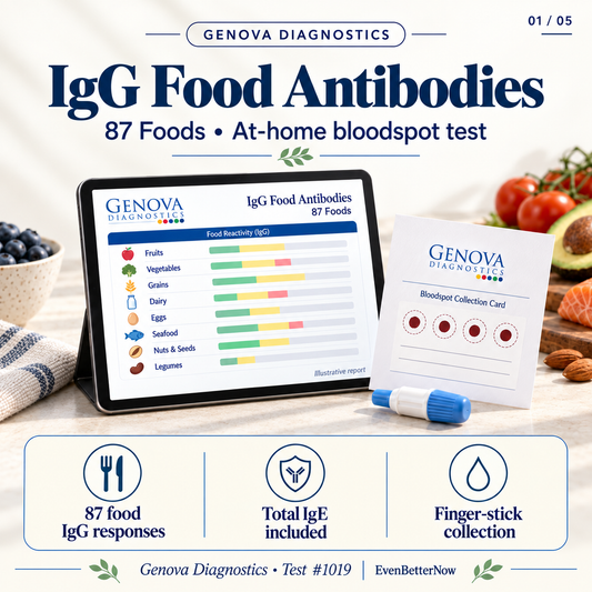 IgG Food Antibodies – 87 Foods (DBS) by Genova Diagnostics