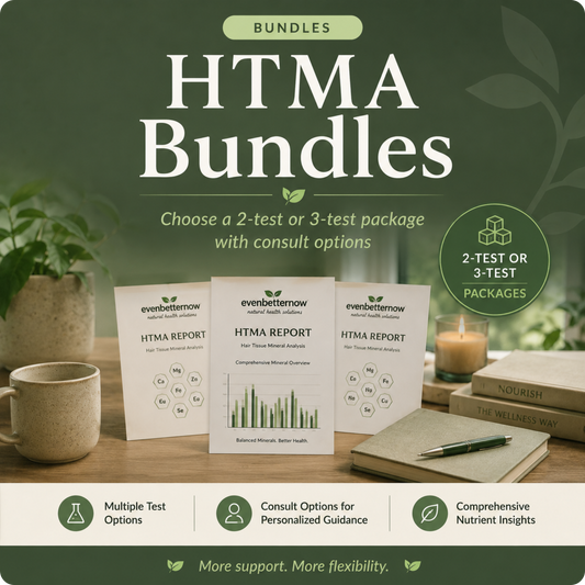 2 and 3 HTMA Test Bundles + Expert Consults with Follow-Up Summaries