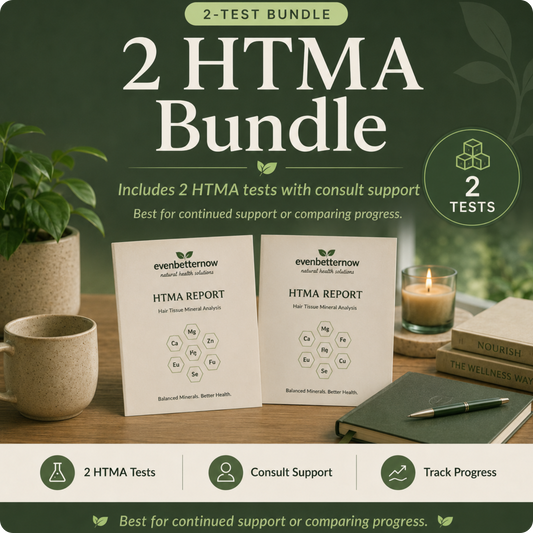 2 and 3 HTMA Test Bundles + Expert Consults with Follow-Up Summaries