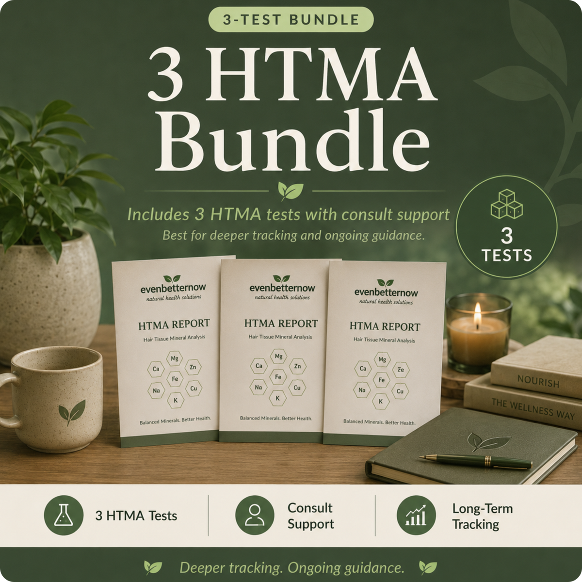 2 and 3 HTMA Test Bundles + Expert Consults with Follow-Up Summaries