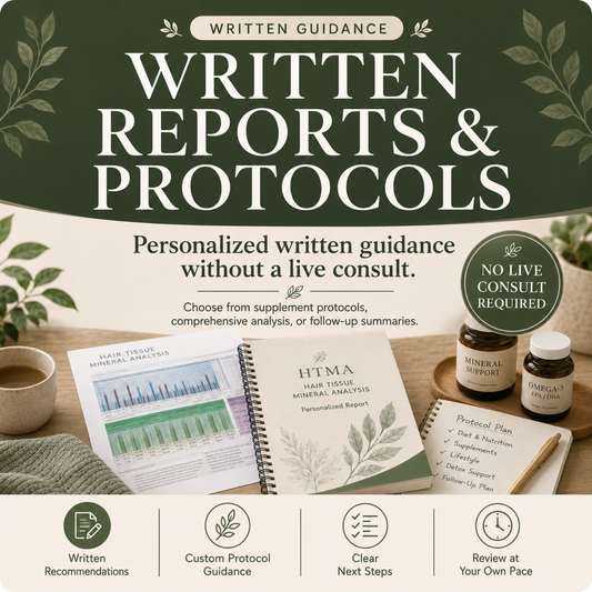 HTMA Comprehensive Written Report, Supplement Protocol or Follow-up Summary