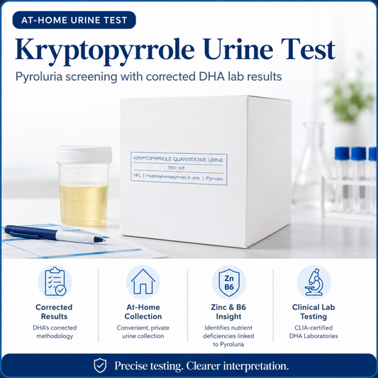 Kryptopyrrole Urine Test by DHA Laboratories – Pyroluria Screening