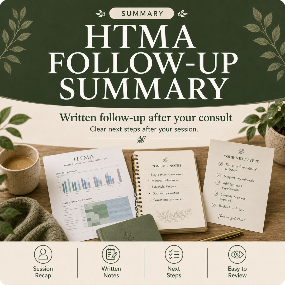 HTMA Comprehensive Written Report, Supplement Protocol or Follow-up Summary