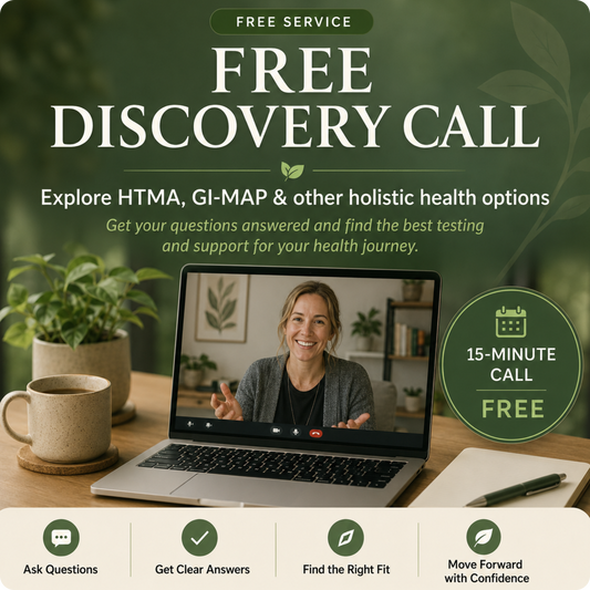 Free 15-Minute Discovery Call – Explore HTMA, GI-MAP & Other Holistic Health Options