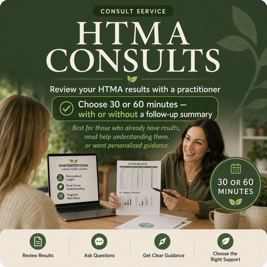 HTMA Consultation Bundles – 30 & 60-Min with Optional Written Summary
