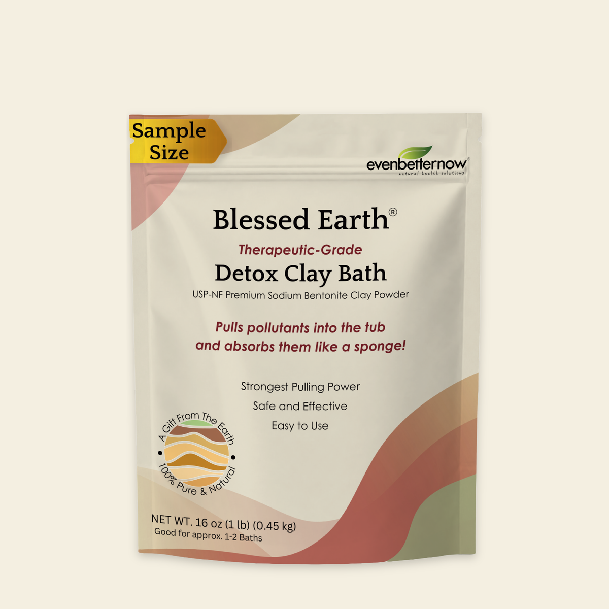 Blessed Earth® Detox Clay Bath – 100% Pure Sodium Bentonite (1lb & 4lb)