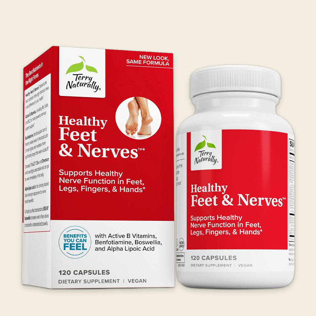Healthy Feet & Nerves by Terry Naturally | Nerve Support Supplement