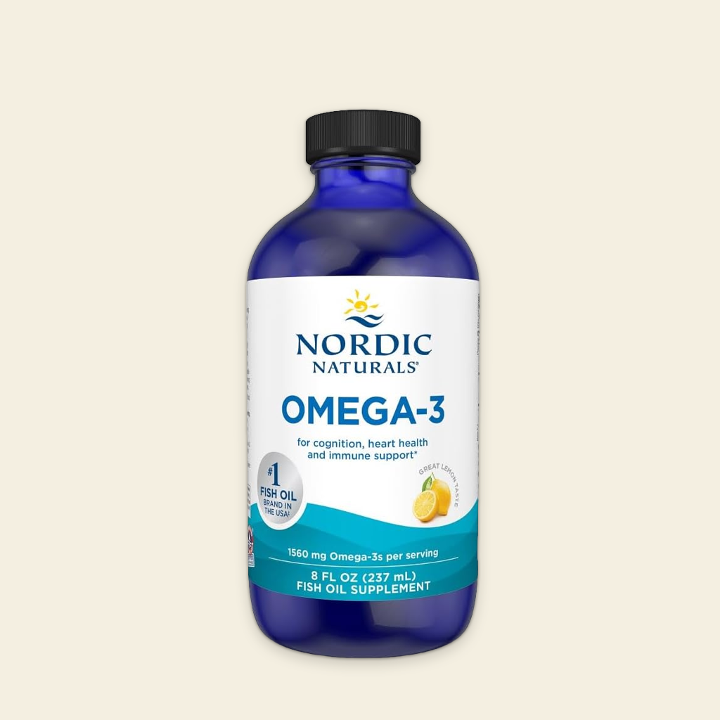 Nordic Naturals Omega-3 Bottle 8 fl oz