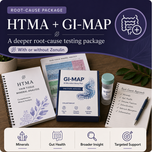 HTMA + GI-MAP Bundle – Profile 1 + Gut Test + 1 Hour Consult & Combined Report