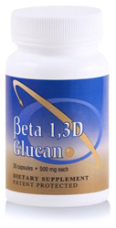 Beta 1,3D Glucan 500mg, 30 Caps by Transfer Point
