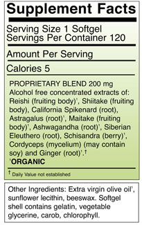 Deep Health Supplement Facts 120 Softgels