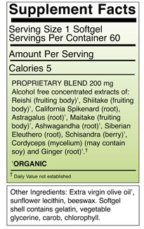 Deep Health 60 Softgels Supplement Facts