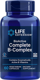 BioActive Complete B-Complex, 60 Caps by Life Extension
