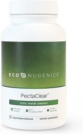 PectaClear Toxic Metal Cleanser 60 caps - by EcoNugenics