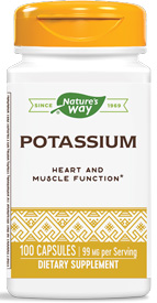 Potassium 100 Capsules by Nature's Way