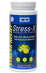 Stress-X Magnesium Powder 8.8 oz by Trace Minerals