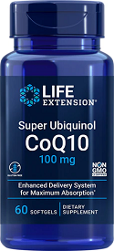 Super Ubiquinol CoQ10 100mg, 60 softgels