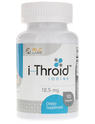 iThroid Iodine 12.5 mg , 90 ct by RLC Labs